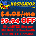HostGator Coupon $9.94 OFF